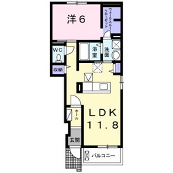 サンパークⅢの物件間取画像